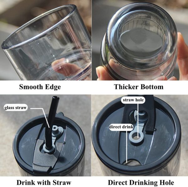 Reusable Glass Coffee Mug