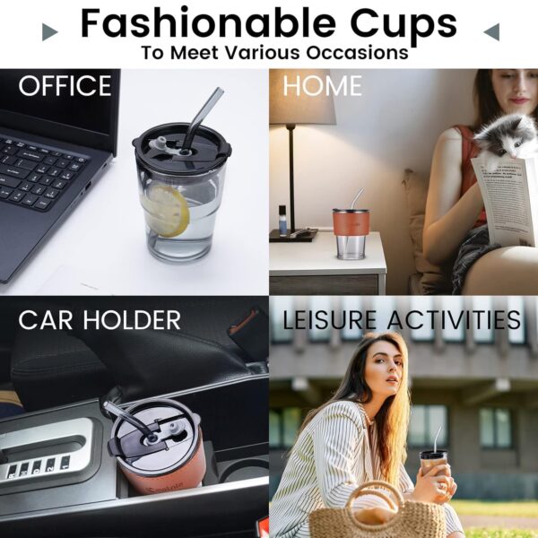 Reusable Glass Coffee Mug