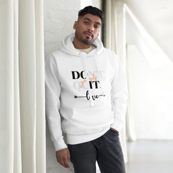 From Love Unisex White Hoodie